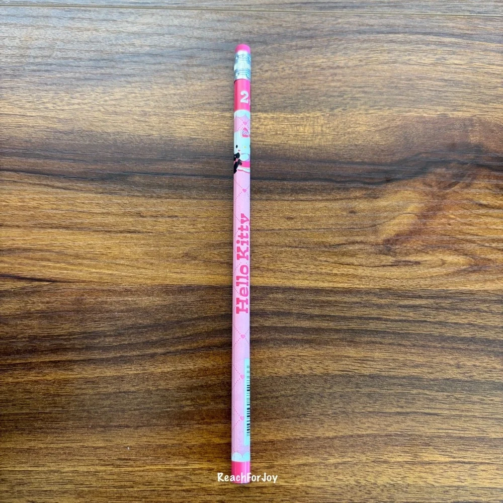 Sanrio Hello Kitty Pencil 2012 Wood #2 Pencil Scotty Dog Pink White Hearts